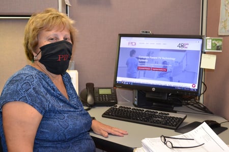 MR PDi COVID Safe Practices Mask in Office Carol