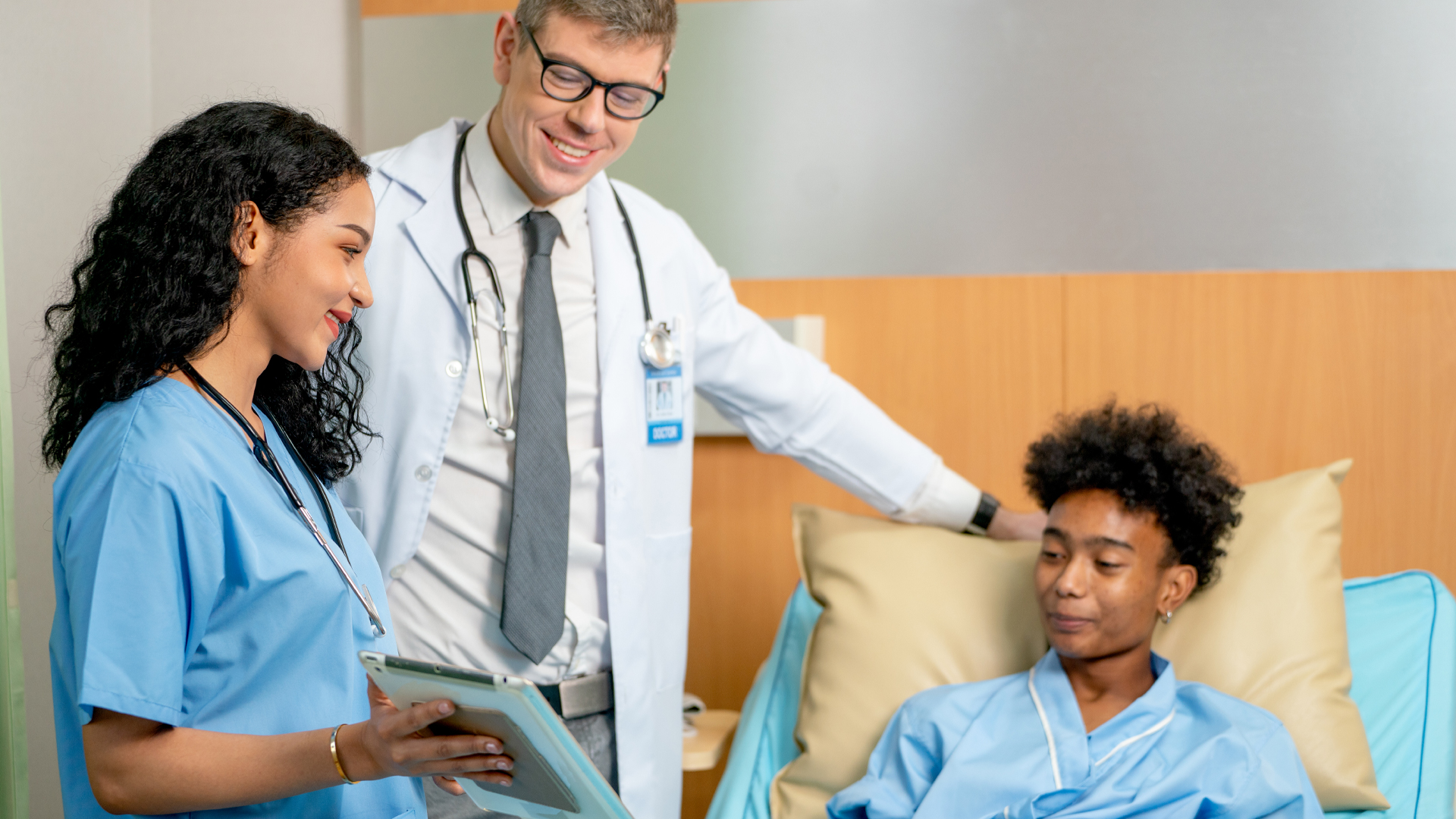 Nurse Patient and Doctor