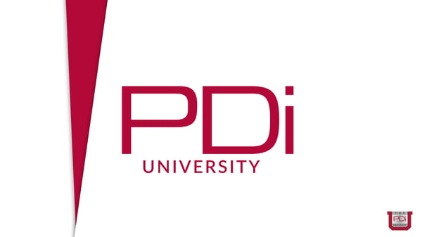 PDI University Title Card 