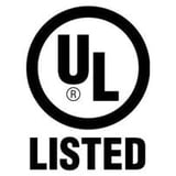 UL Listed. Underwriter Laboratories Certified logo for patient room tv