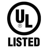 UL Listed. Underwriter Laboratories Certified logo for patient room tv