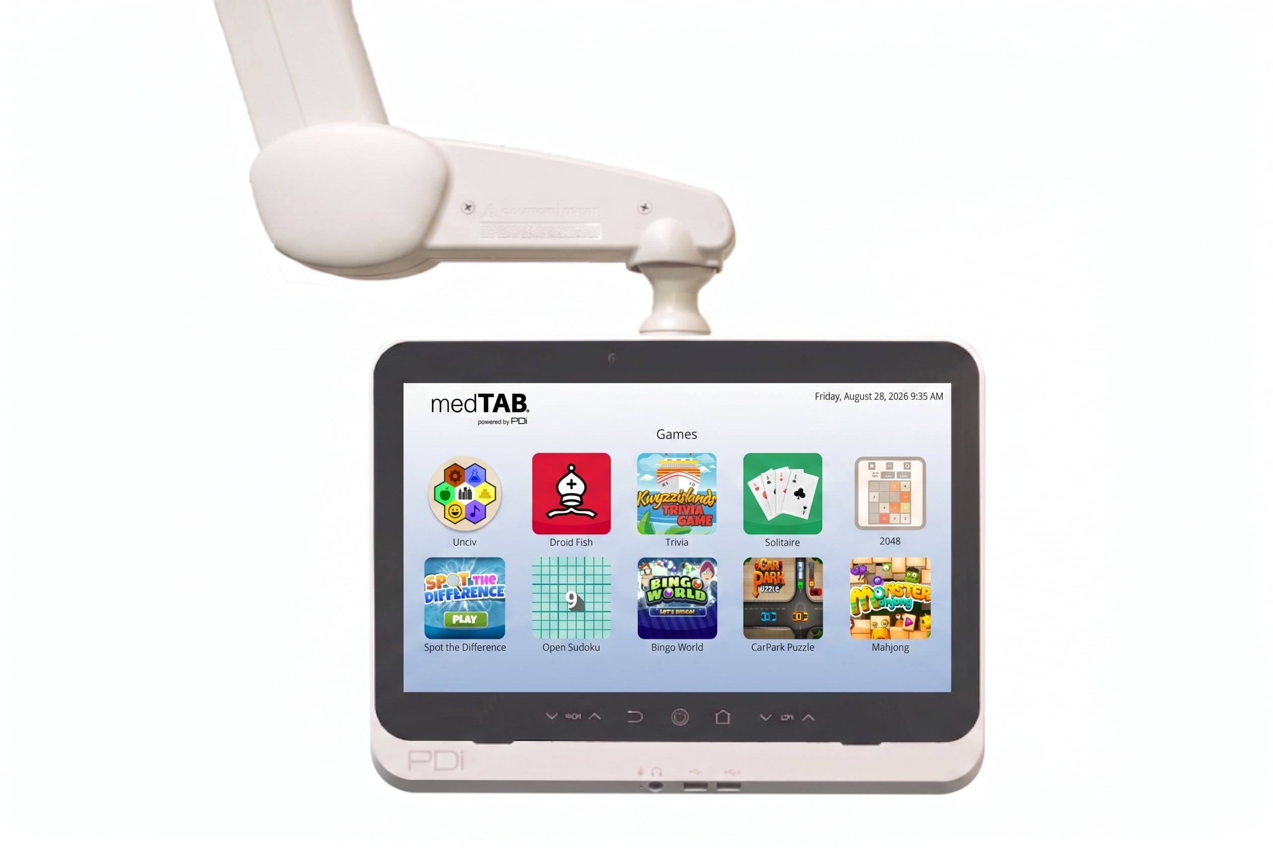 PDi medTAB built-in games