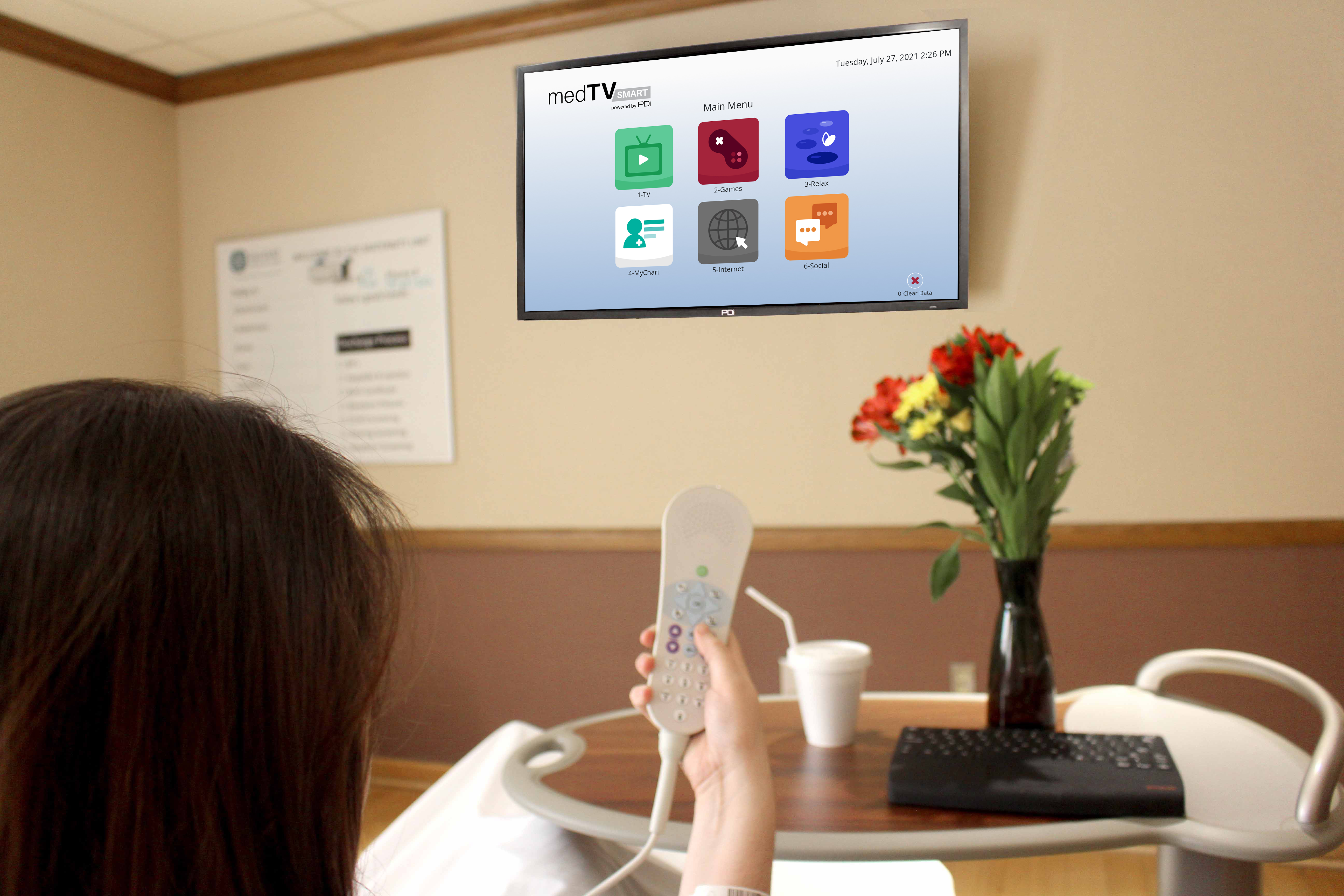 Patient Centered Care includes Smart TV Technology