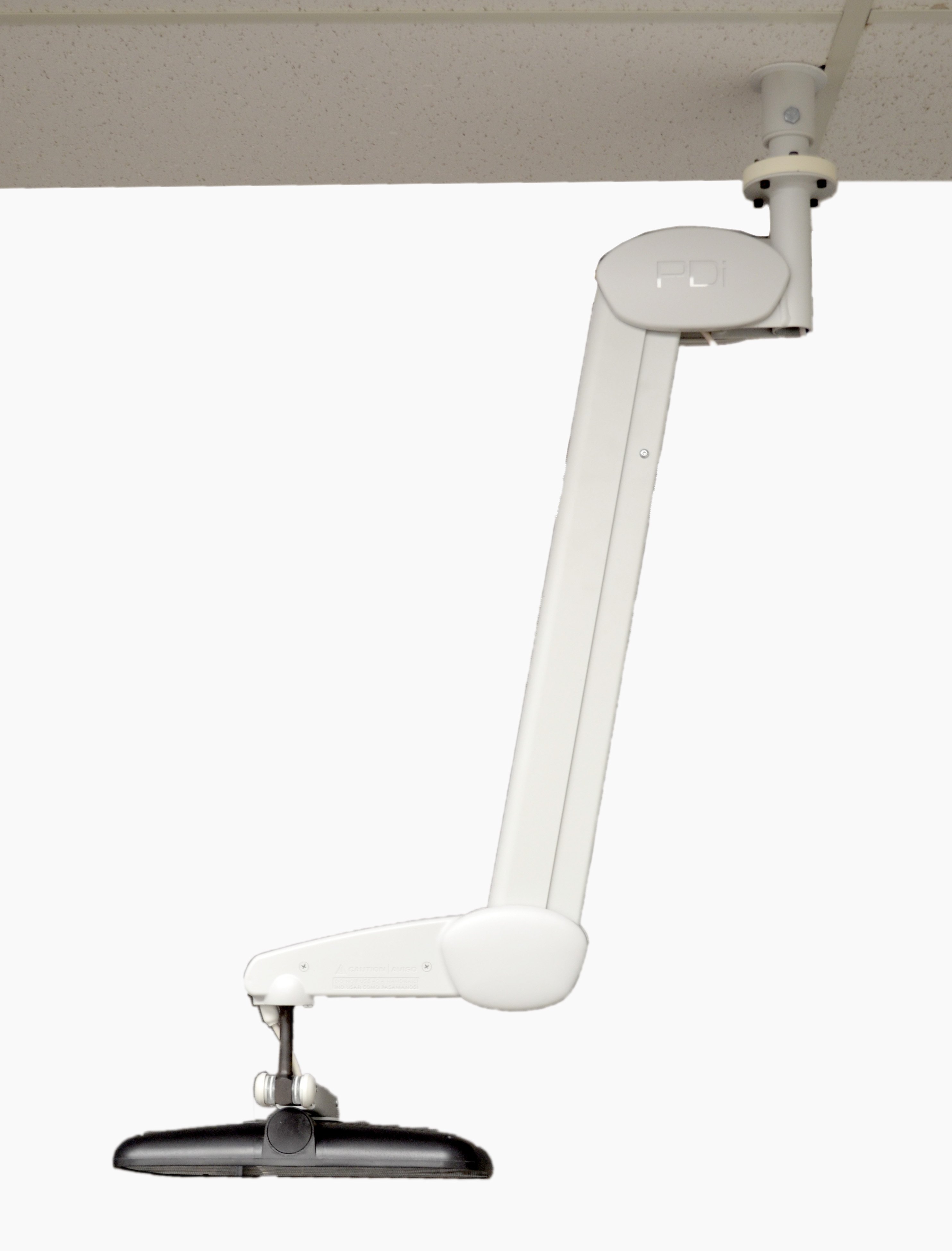 Ceiling Mount with Arm & TV-White