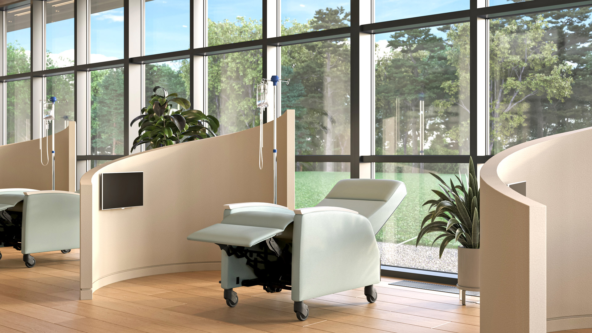 Ergonomic and welcoming healthcare facility 