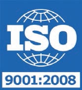 ISO 9001:2008 Certificate Issued September 29, 2011